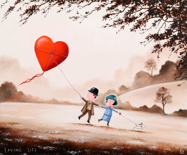 Loving Life by Michael Abrams, original painting