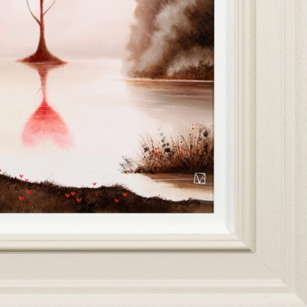 Our Love by Michael Abrams, original painting, detail