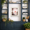 Our Love by Michael Abrams, original painting, in room