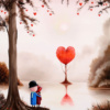 Our Love by Michael Abrams, original painting