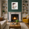 So In Love by Michael Abrams, original painting, in room