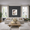 So In Love by Michael Abrams, original painting, in room