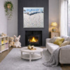 Chamonix, Mont Blanc by Antonio Navarro (Casimiro), original painting, in room