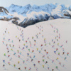 Chamonix, Mont Blanc by Antonio Navarro (Casimiro), original painting