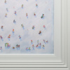 Sledging into Après-Ski by Paola Cassais, original painting, detail