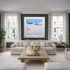 Sledging into Après-Ski by Paola Cassais, original painting, in room