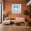 Sledging into Après-Ski by Paola Cassais, original painting, in room