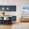 Sledging into Après-Ski by Paola Cassais, original painting, in room