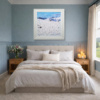 Sledging into Après-Ski by Paola Cassais, original painting, in room