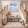 Sledging into Après-Ski by Paola Cassais, original painting, in room