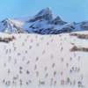 A Day On The Slopes by Paola Cassais, original painting