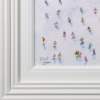 Skiing On The Alpine Slope by Paola Cassais, original painting, detail