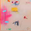 Sunny Walk by Manel, original painting, detail