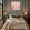 Sunny Walk by Manel, original painting, in room