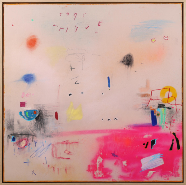 Pink Motion by Manel, original painting