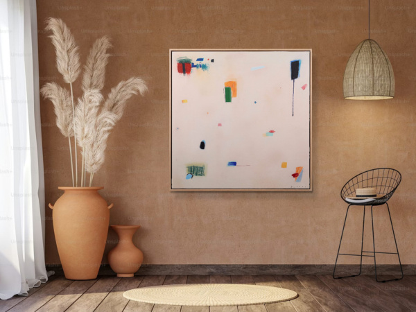One Fine Day by Manel, original painting, in room