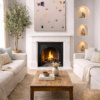 Between Movements by Manel, original painting, in room