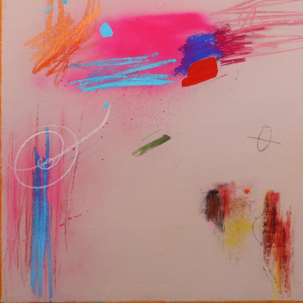Bloom Pop by Manel, original painting, detail