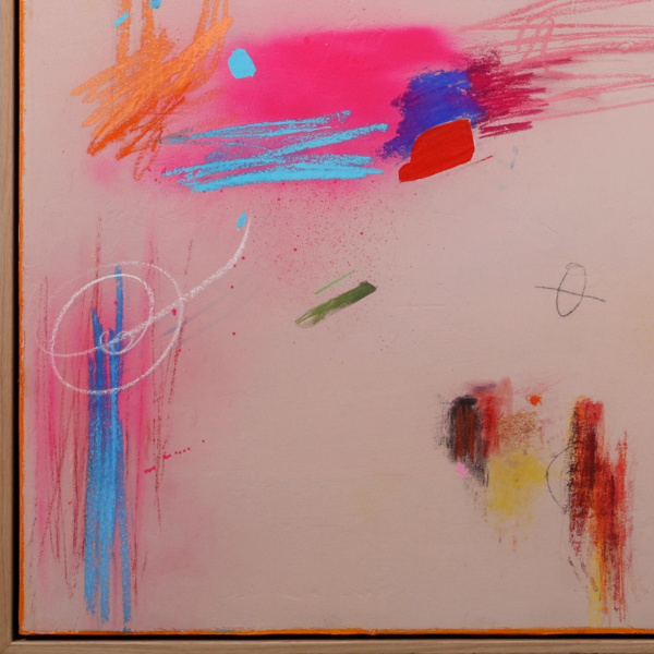 Bloom Pop by Manel, original painting, detail