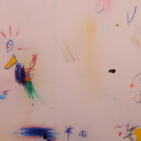 Air Garden by Manel, original painting, detail