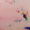 Air Garden by Manel, original painting, detail
