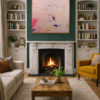 Air Garden by Manel, original painting, in room