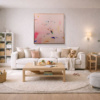 Air Garden by Manel, original painting, in room