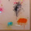 Pink Burst by Manel, original painting, detail
