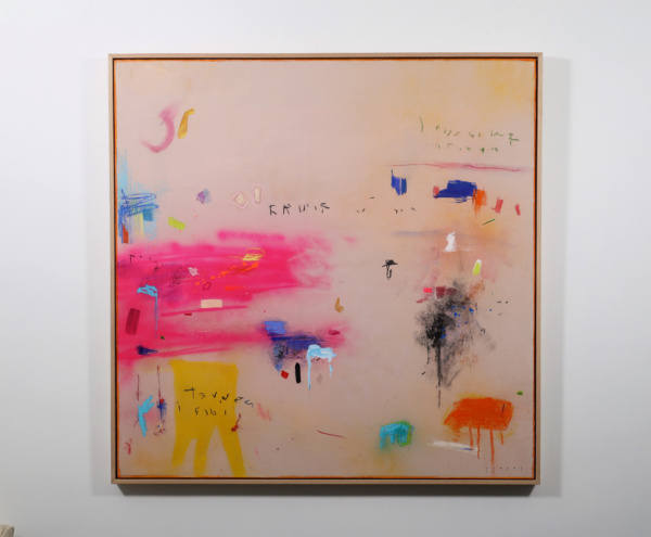 Pink Burst by Manel, original painting