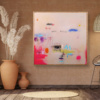 Soft Joy by Manel, original painting, in room