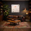 In Full Swing by Manel, original painting, in room