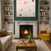 In Full Swing by Manel, original painting, in room