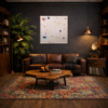 Chasing Colours by Manel, original painting, in room