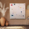 Chasing Colours by Manel, original painting, in room