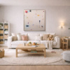 Chasing Colours by Manel, original painting, in room