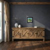 Incomers by David Alderman, original painting, in room