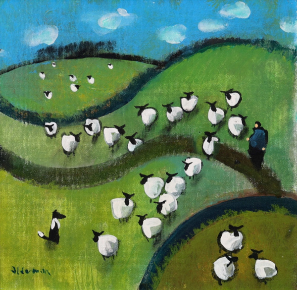 Incomers by David Alderman, original painting