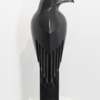 Paul Harvey – Raven (Black Metal Finish) – sculpture view