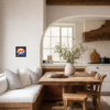 Our Sunrise Bubble by Sunita Khedekar, original painting, in room