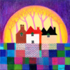 Our Sunrise Bubble by Sunita Khedekar, original painting