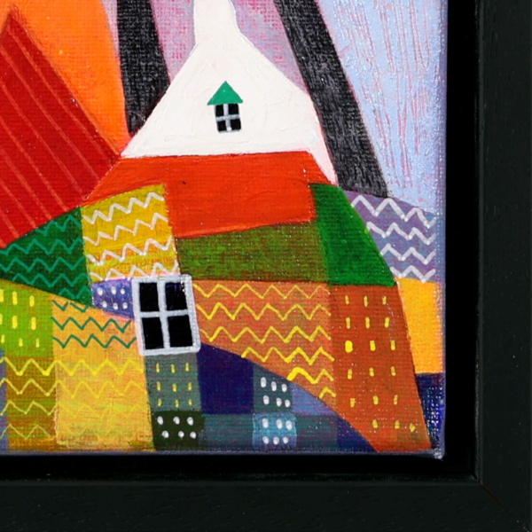 Our Happy Place by Sunita Khedekar, original painting, detail