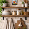 Our Happy Place by Sunita Khedekar, original painting, in room