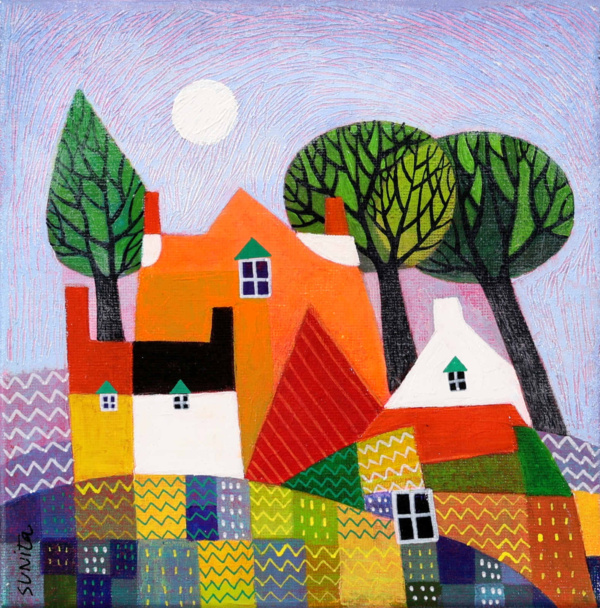 Our Happy Place by Sunita Khedekar, original painting