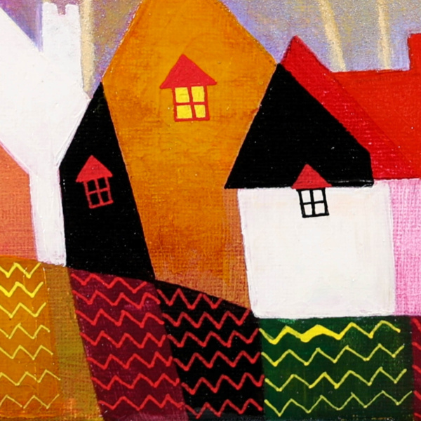 Warmth by Sunita Khedekar, original painting, detail