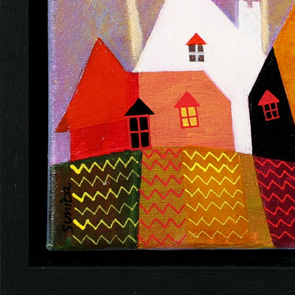 Warmth by Sunita Khedekar, original painting, detail
