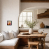 Warmth by Sunita Khedekar, original painting, in room