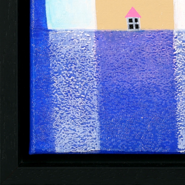 Moonlight Reflections by Sunita Khedekar, original painting, detail