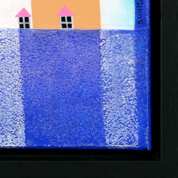 Moonlight Reflections by Sunita Khedekar, original painting, detail