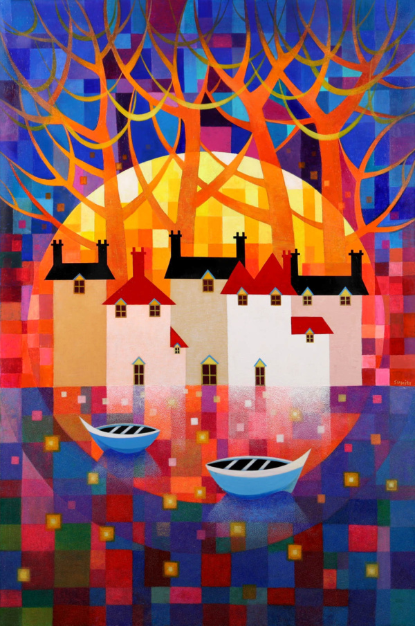 Moonrise by Sunita Khedekar, original painting