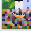 Flower Meadow by Sunita Khedekar, original painting, detail